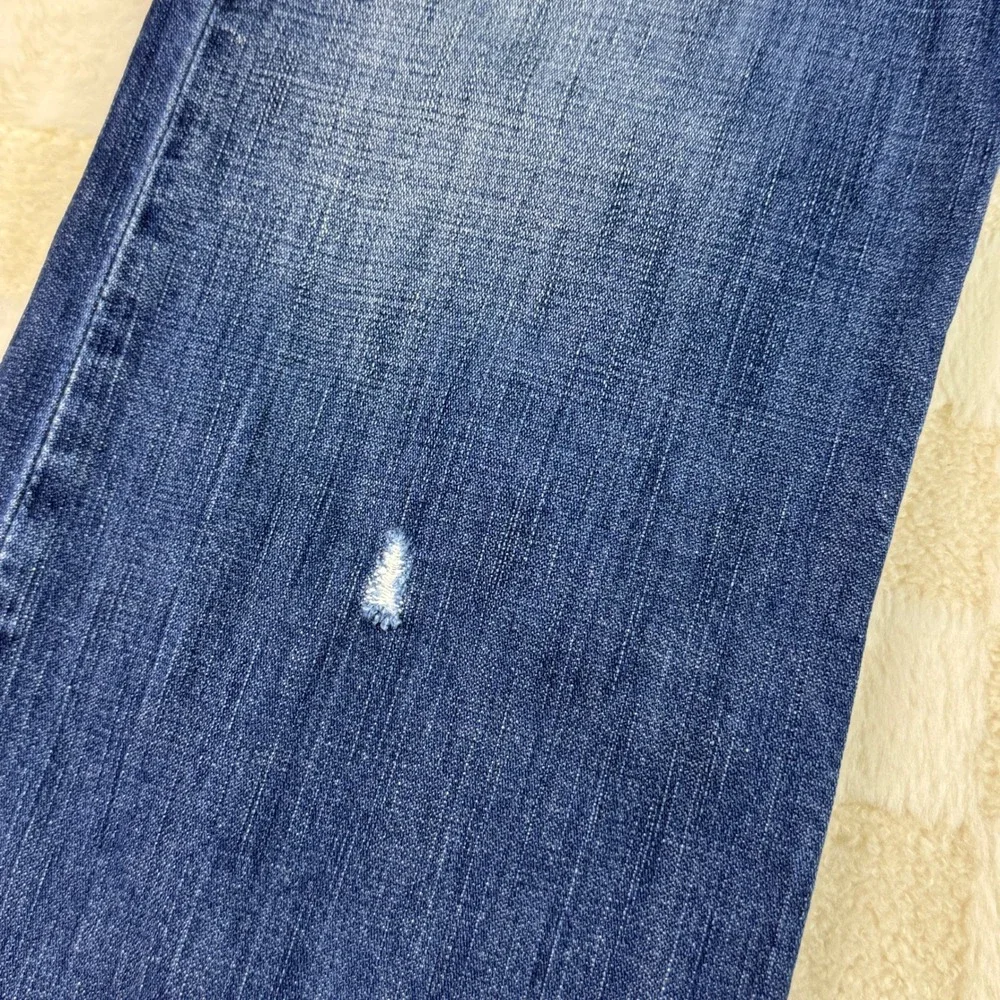 BKE Denim Mens Aiden Relaxed Bootcut Jeans Distressed Rips Size‎ 30R